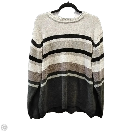 Sweater By Croft And Barrow In Brown, Size: L