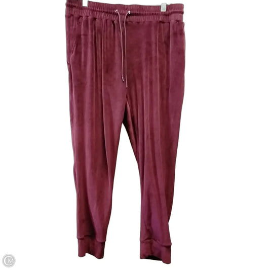 Athletic Pants By Bcg In Purple, Size: Xl