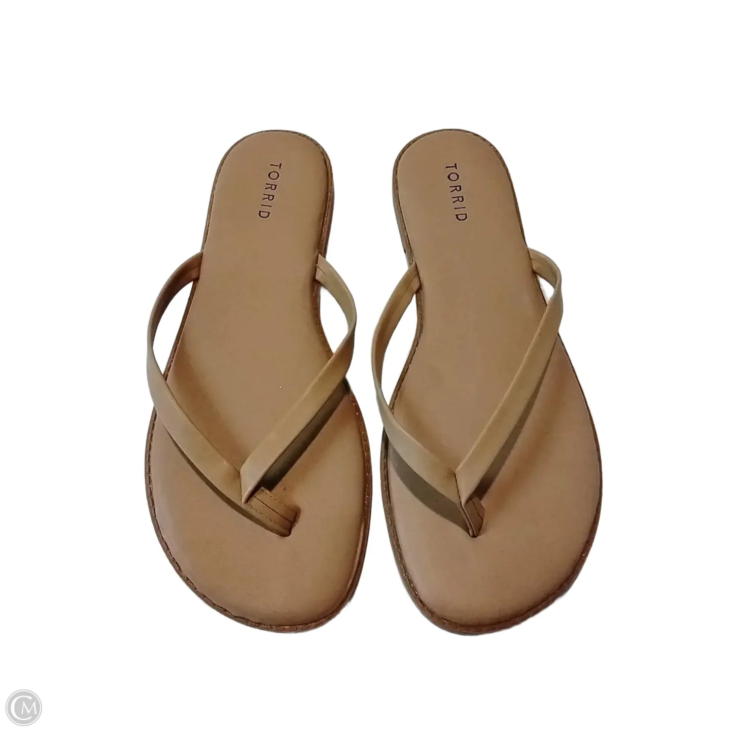 Sandals Flip Flops By Torrid In Brown, Size: 11