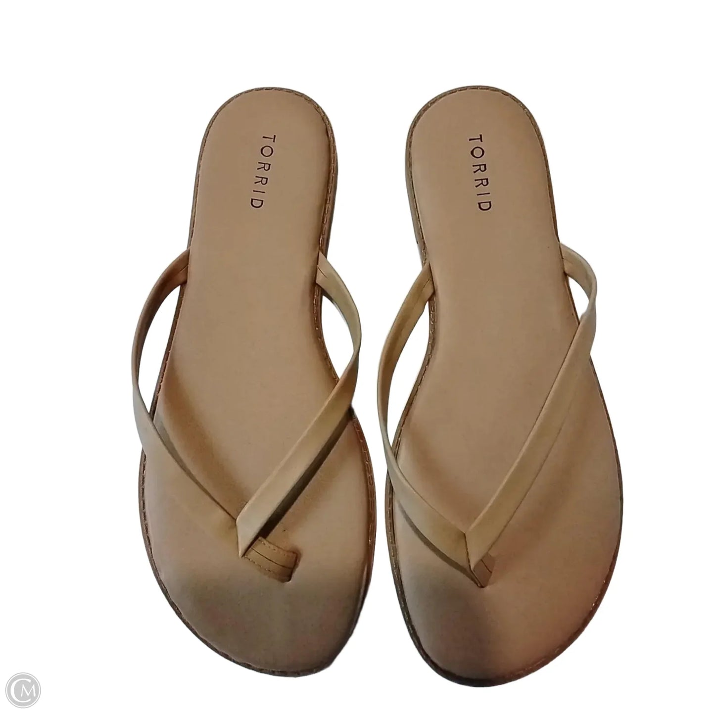 Sandals Flip Flops By Torrid In Brown, Size: 11