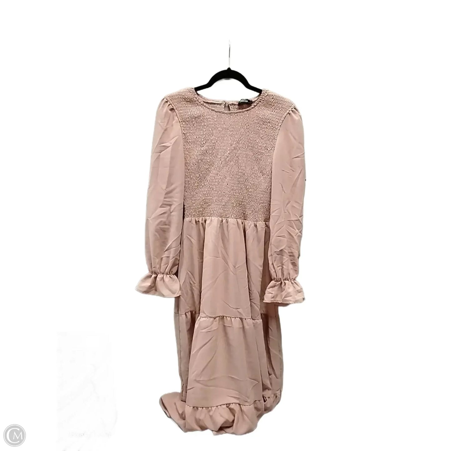 Dress Casual Maxi By Cme In Peach, Size: M