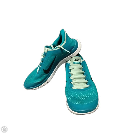 Shoes Athletic By Nike In Blue & Green, Size: 5.5