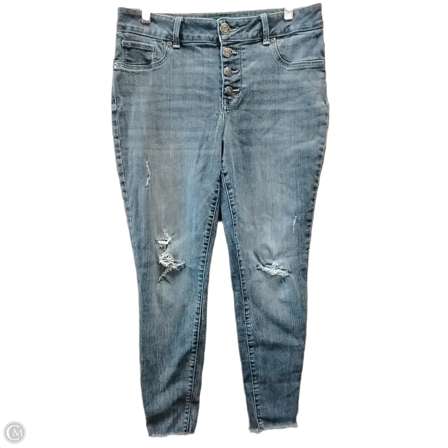 Jeans Straight By Maurices In Blue, Size: L