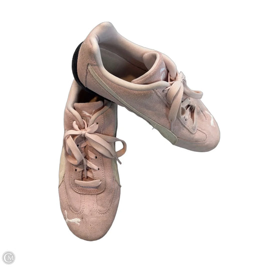 Shoes Sneakers By Puma In Pink & White, Size: 8