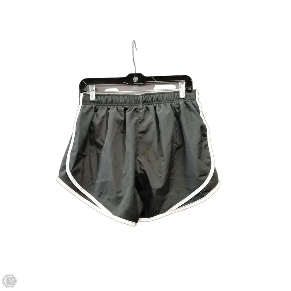Athletic Shorts By Nike In Grey & White, Size: L