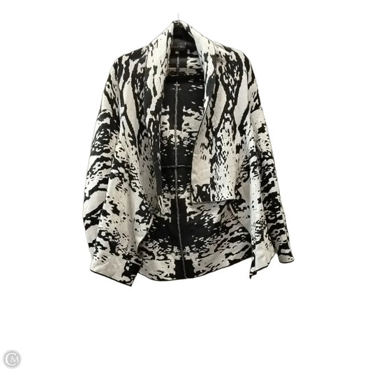 Sweater By Michael Stars In Black & Grey, Size: M