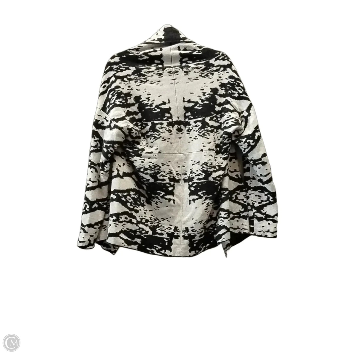Sweater By Michael Stars In Black & Grey, Size: M