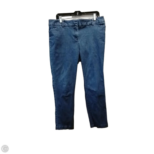 Jeans Straight By New York And Co In Blue, Size: 14
