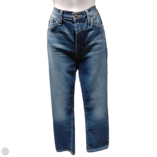 Jeans Straight By Hudson In Blue Denim, Size: 26