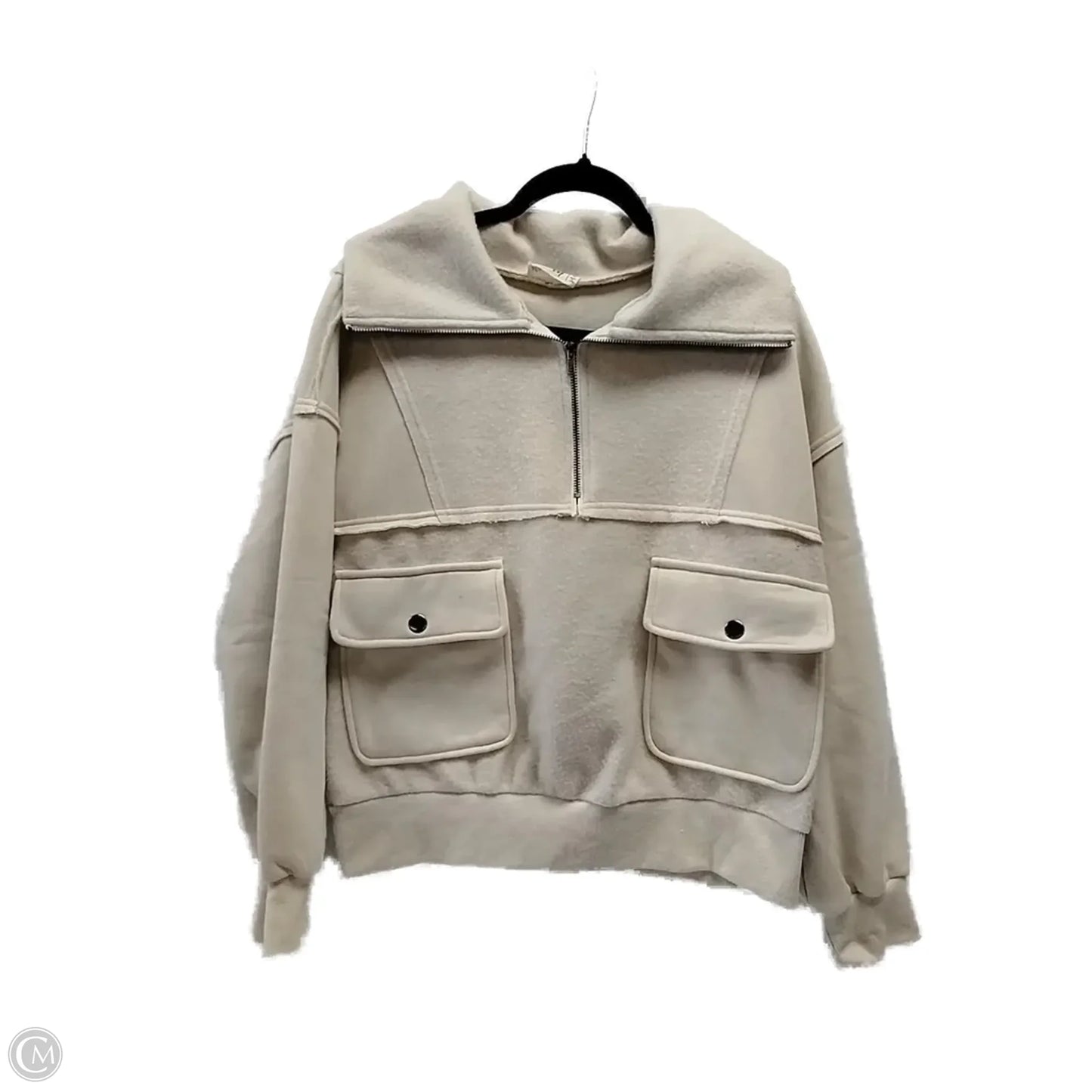 Jacket Fleece By New In In White, Size: M