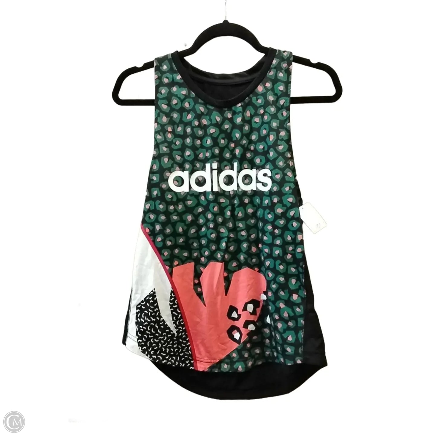 Tank Top By Adidas In Geometric Pattern, Size: Xs