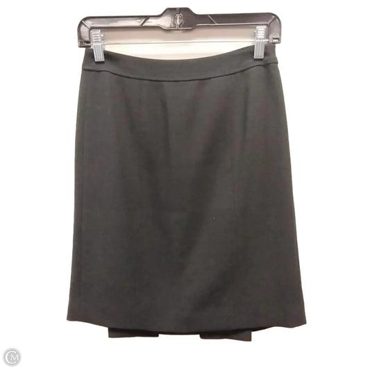 Skirt Midi By Ann Taylor In Black, Size: 0p