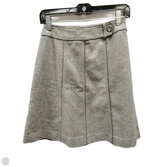 Skirt Maxi By Ann Taylor In Grey, Size: 0p