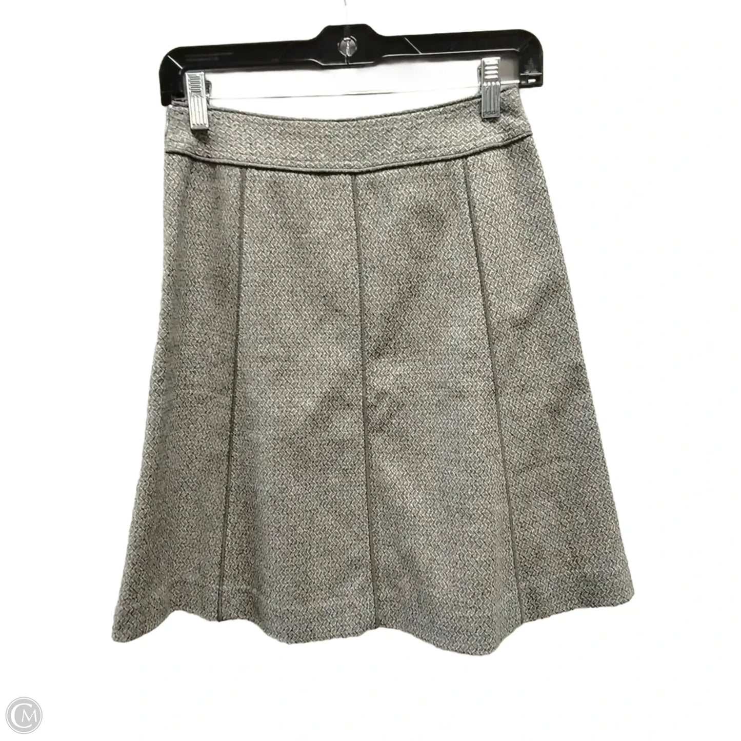 Skirt Maxi By Ann Taylor In Grey, Size: 0p