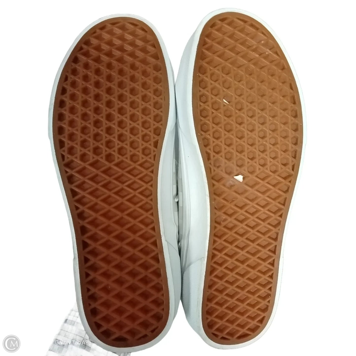 Shoes Flats By Vans In Checkered Pattern, Size: 9