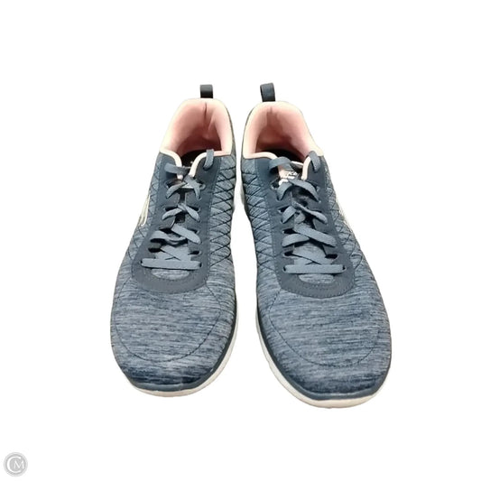 Shoes Athletic By Skechers In Blue & Pink, Size: 9.5