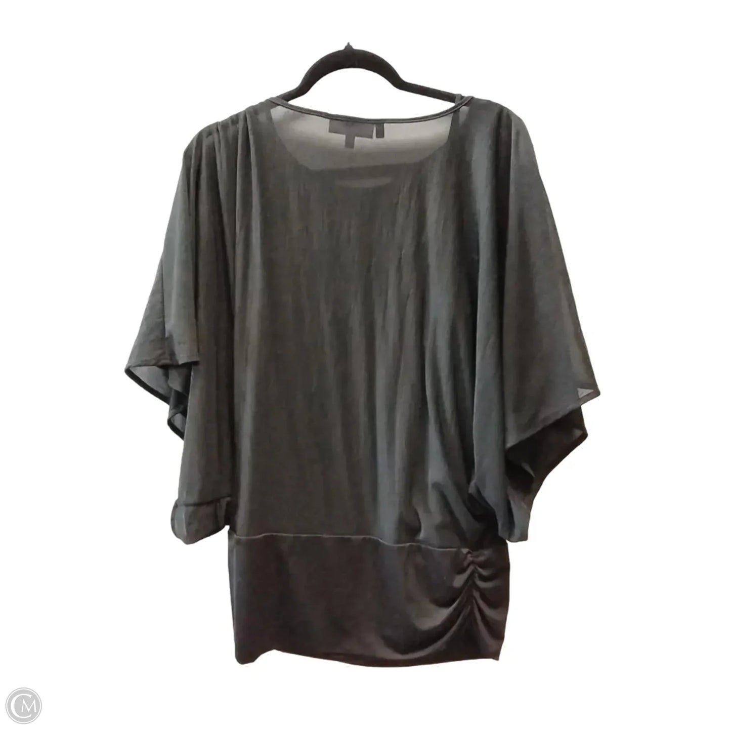Blouse Short Sleeve By Jennifer Lopez In Black, Size: S