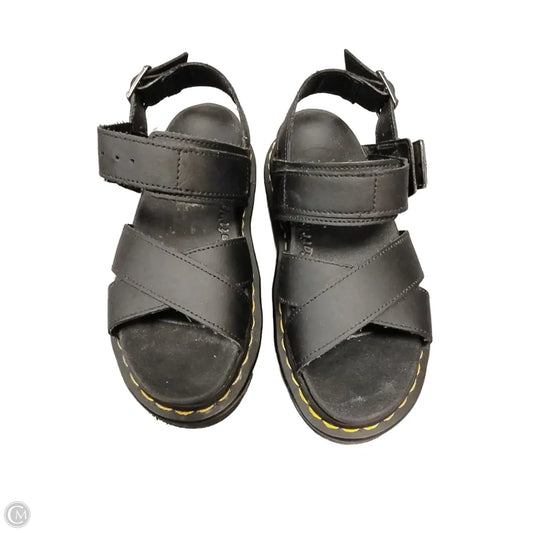 Sandals Flats By Dr Martens In Black, Size: 5