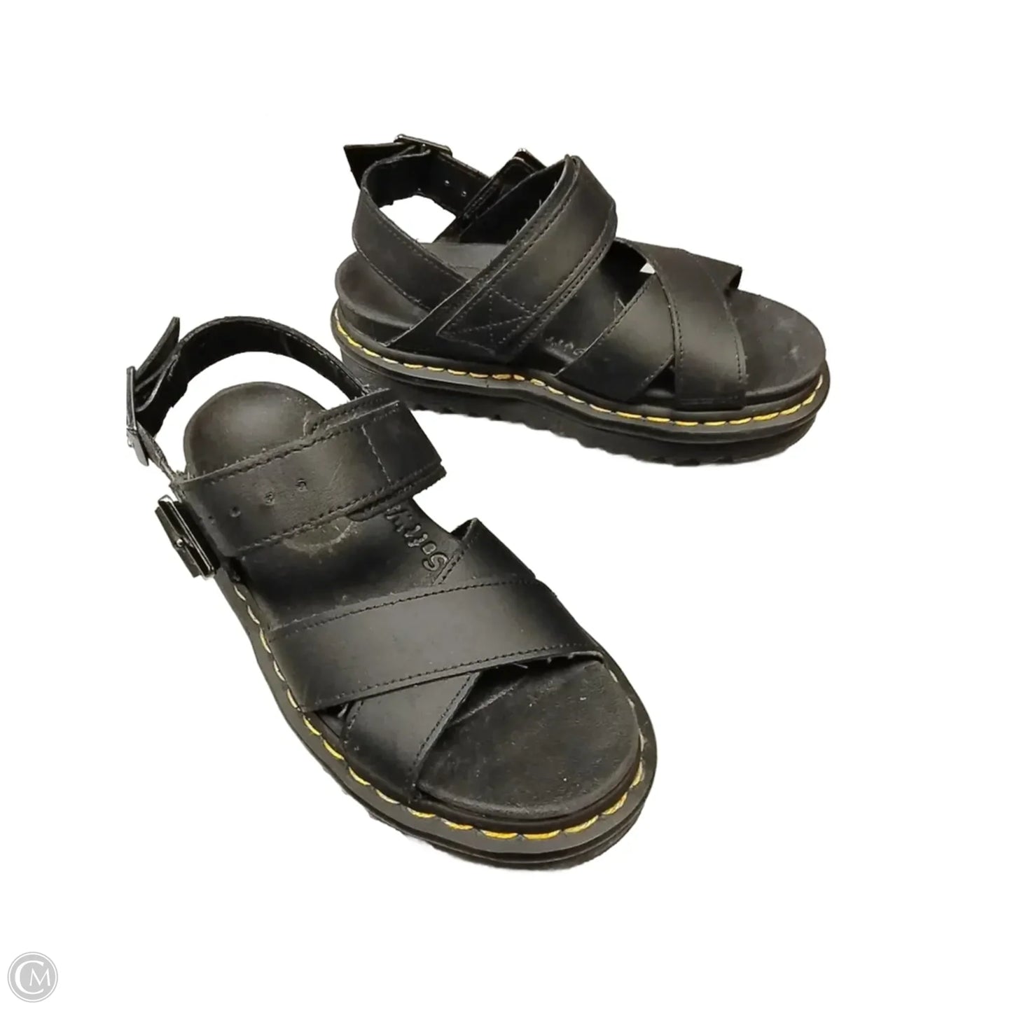 Sandals Flats By Dr Martens In Black, Size: 5