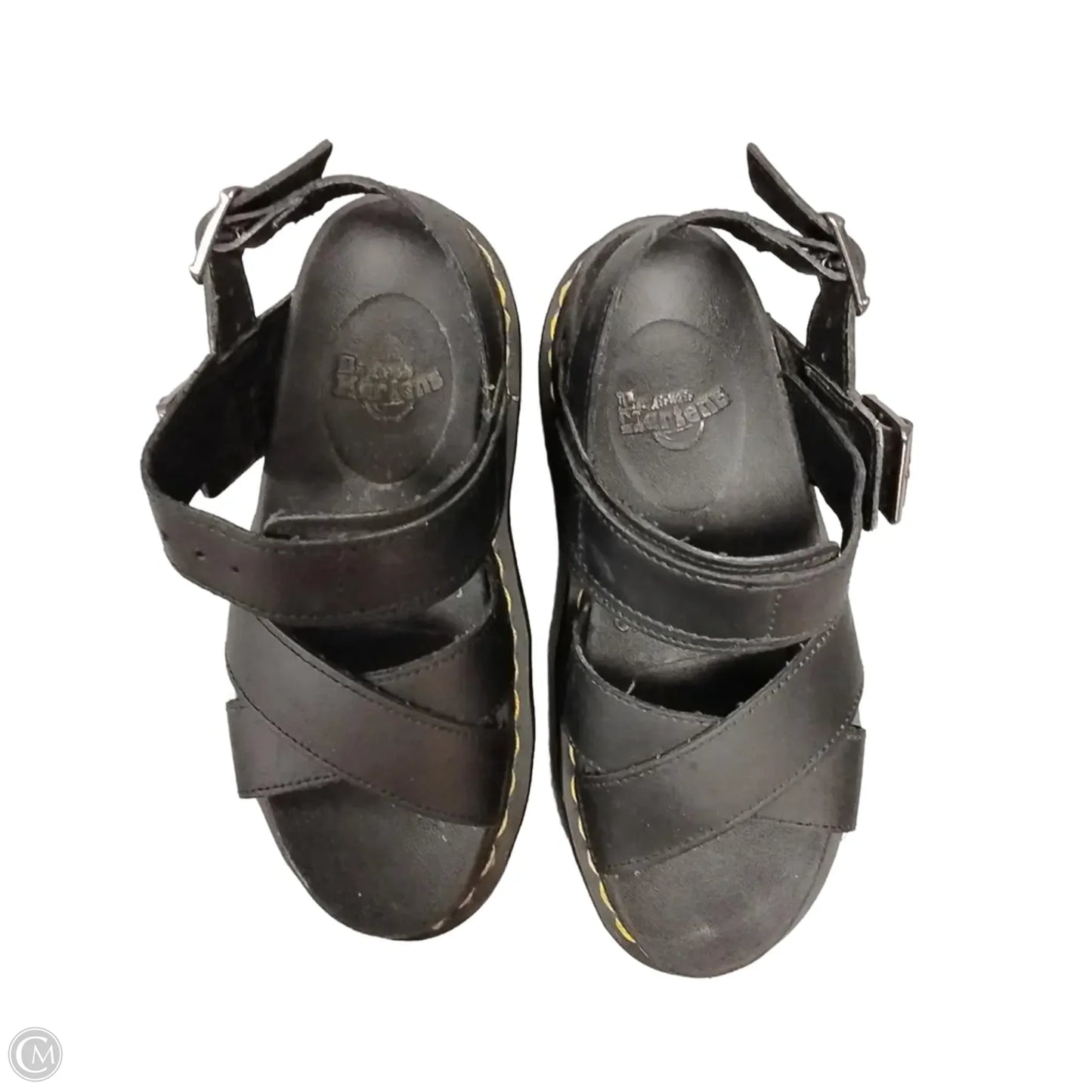 Sandals Flats By Dr Martens In Black, Size: 5