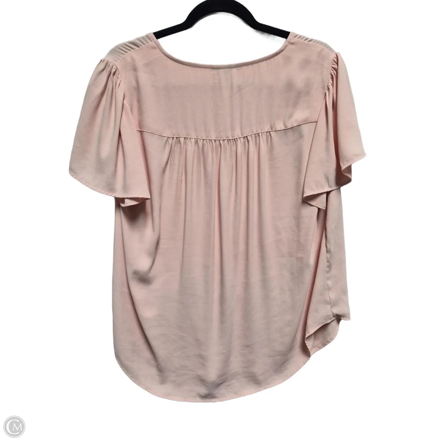 Blouse Short Sleeve By Torrid In Pink, Size: L
