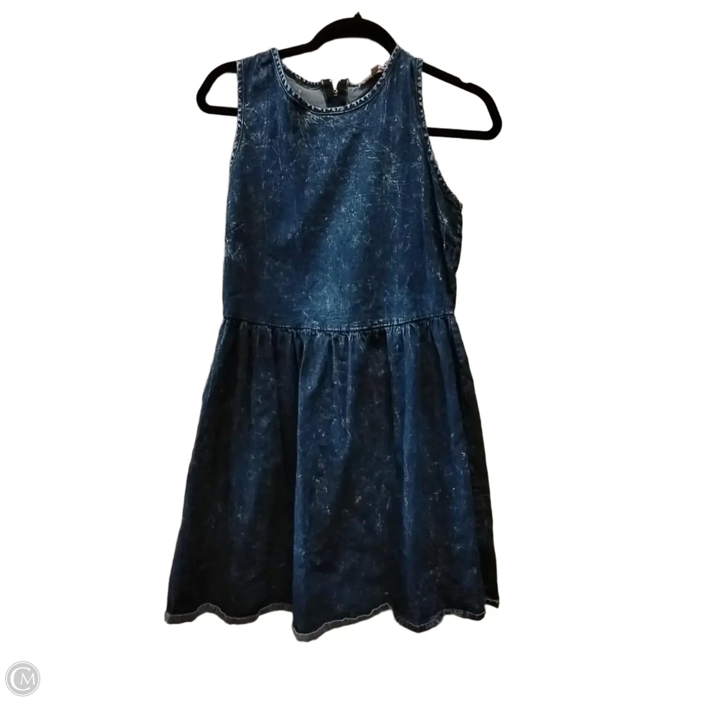 Dress Casual Short By Clothes Mentor In Blue Denim, Size: M