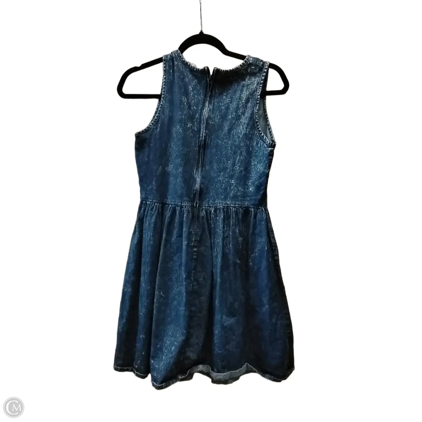 Dress Casual Short By Clothes Mentor In Blue Denim, Size: M