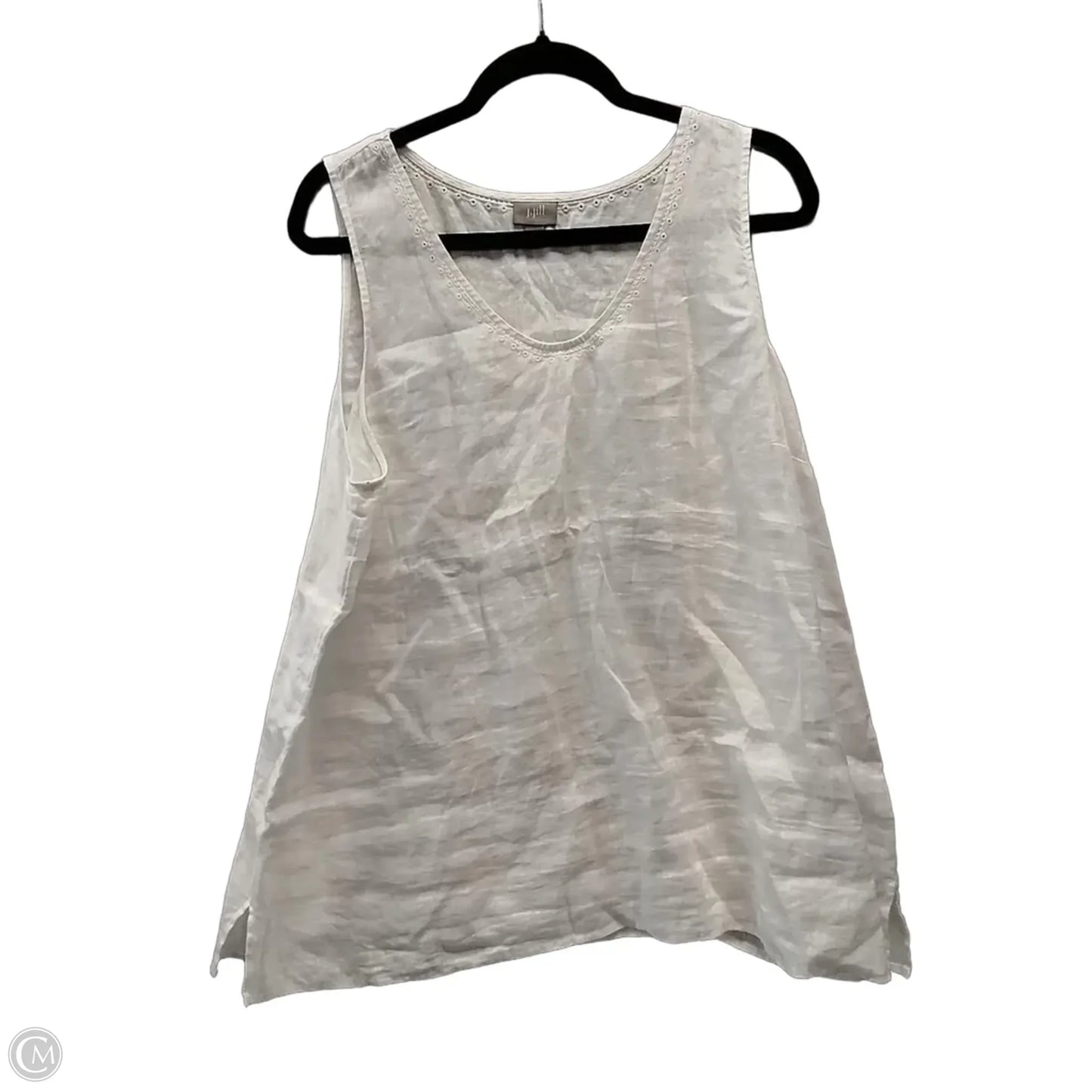 Top Sleeveless By J. Jill In White, Size: Xl