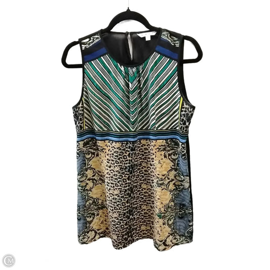 Blouse Sleeveless By Cabi In Geometric Pattern, Size: M