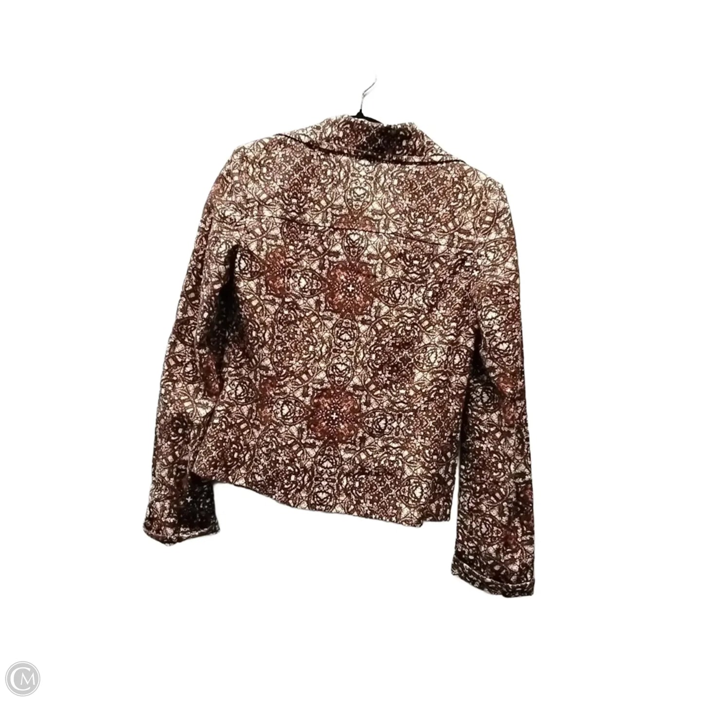 Blazer By Peck And Peck In Geometric Pattern, Size: 4