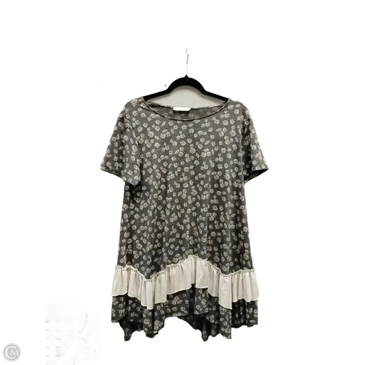 Dress Casual Short By Clothes Mentor In Floral Print, Size: Xl