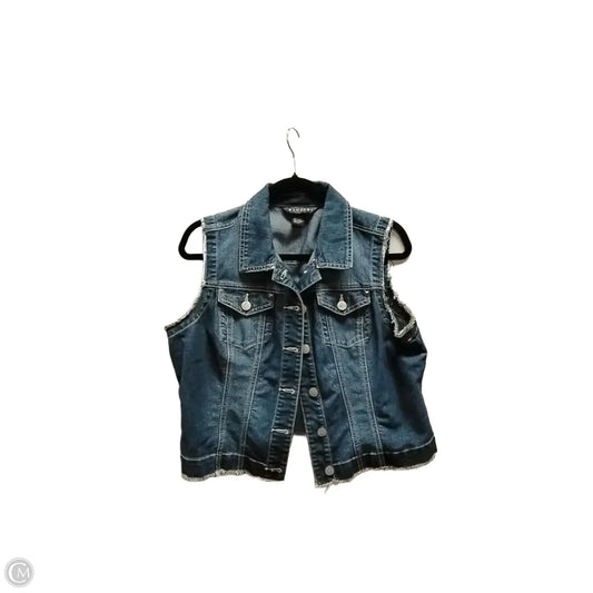 Vest Other By Baccini In Blue Denim, Size: L