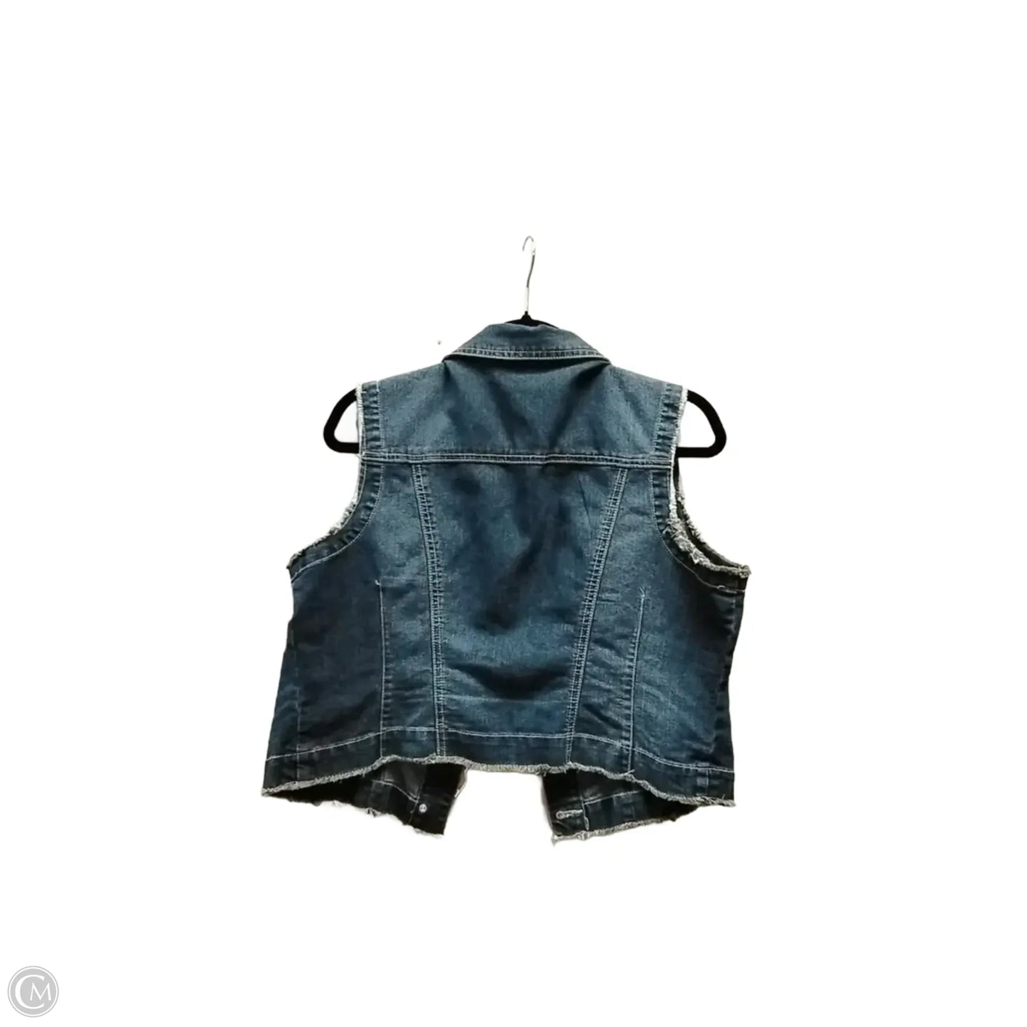 Vest Other By Baccini In Blue Denim, Size: L