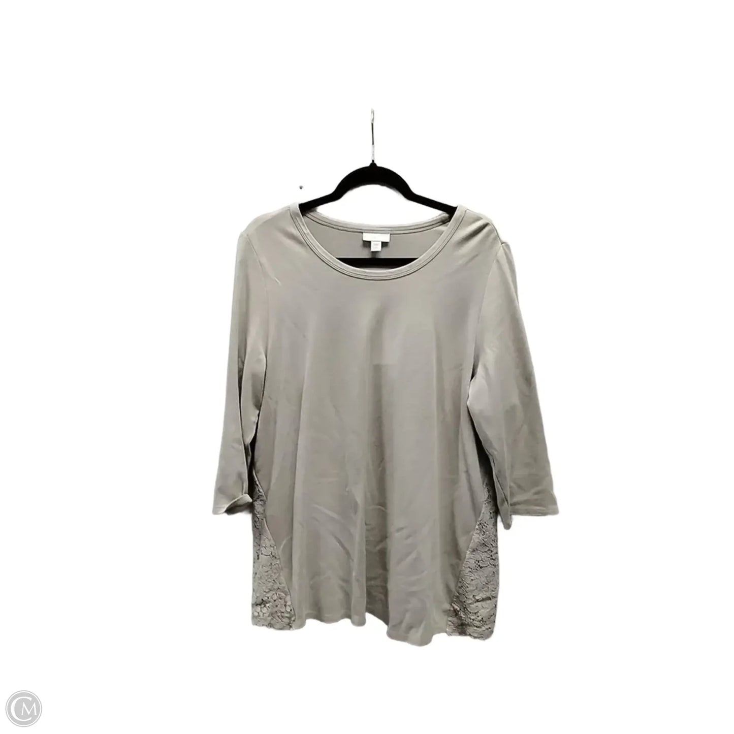 Top Long Sleeve By J. Jill In Beige, Size: L