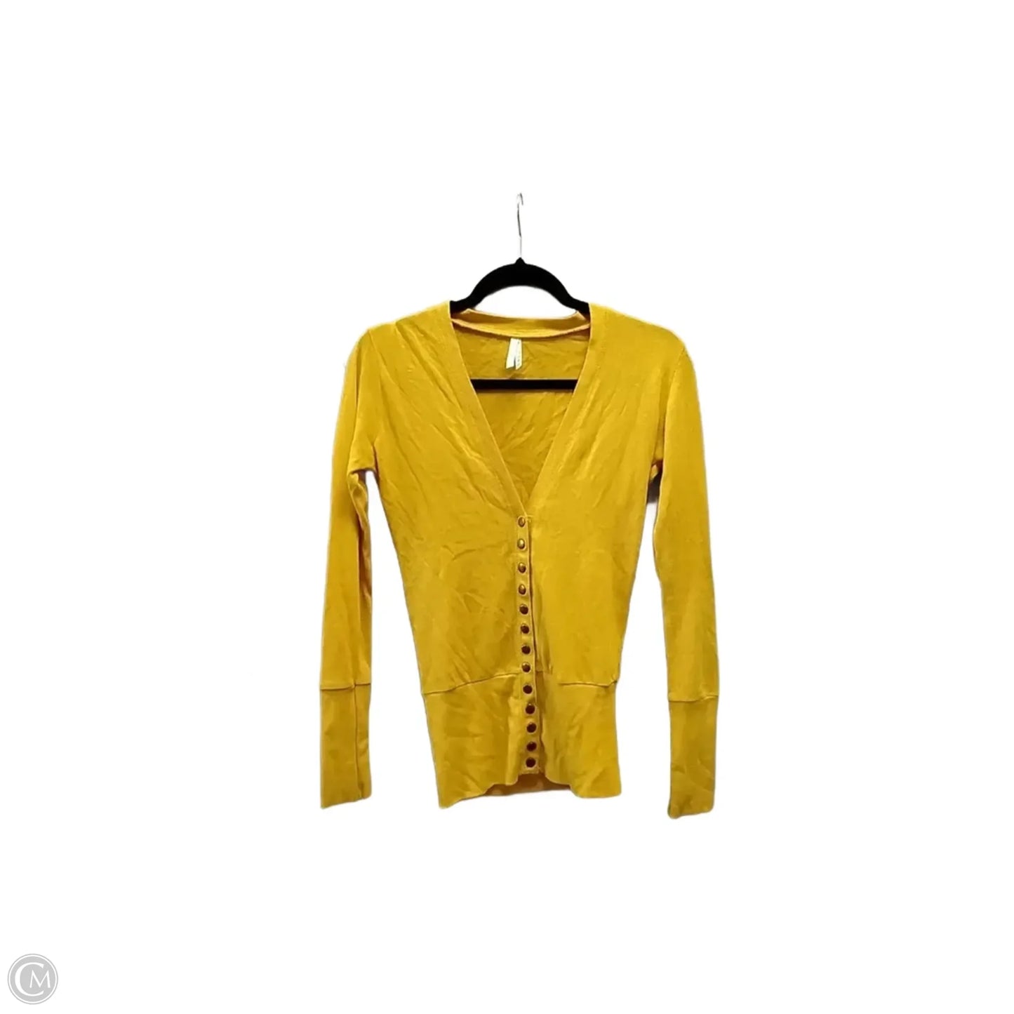 Cardigan By Clothes Mentor In Yellow, Size: S