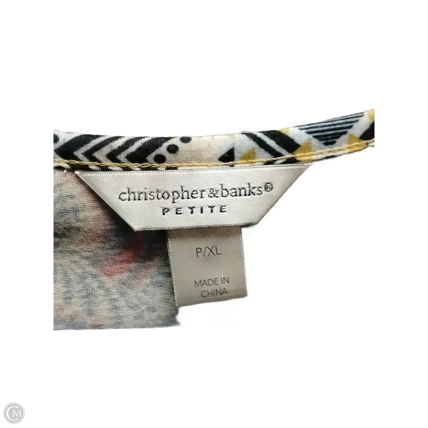 Top Long Sleeve By Christopher And Banks In Yellow, Size: Xl