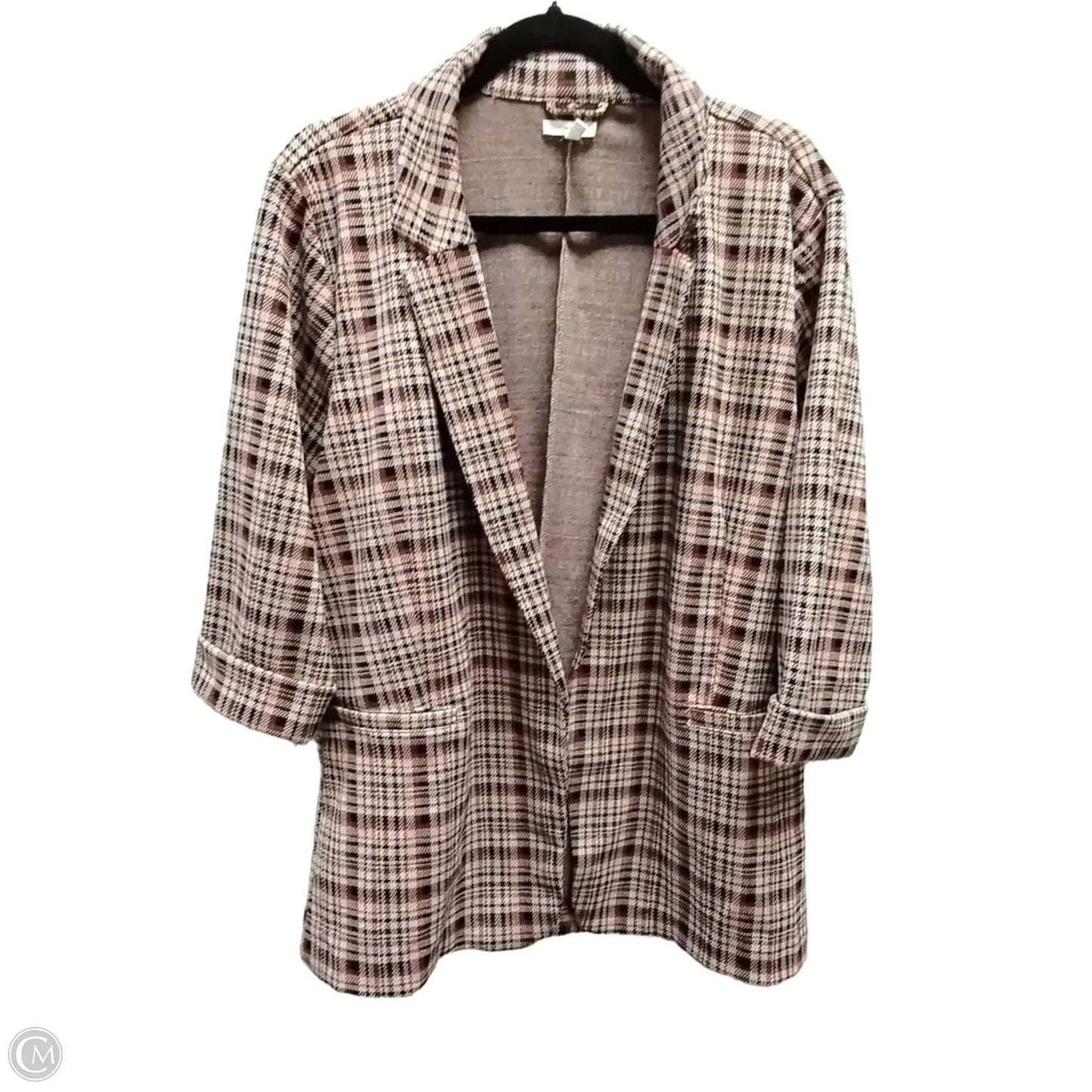 Blazer By Maurices In Plaid Pattern, Size: Xxl