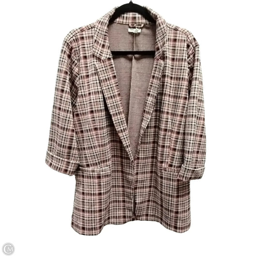 Blazer By Maurices In Plaid Pattern, Size: Xxl