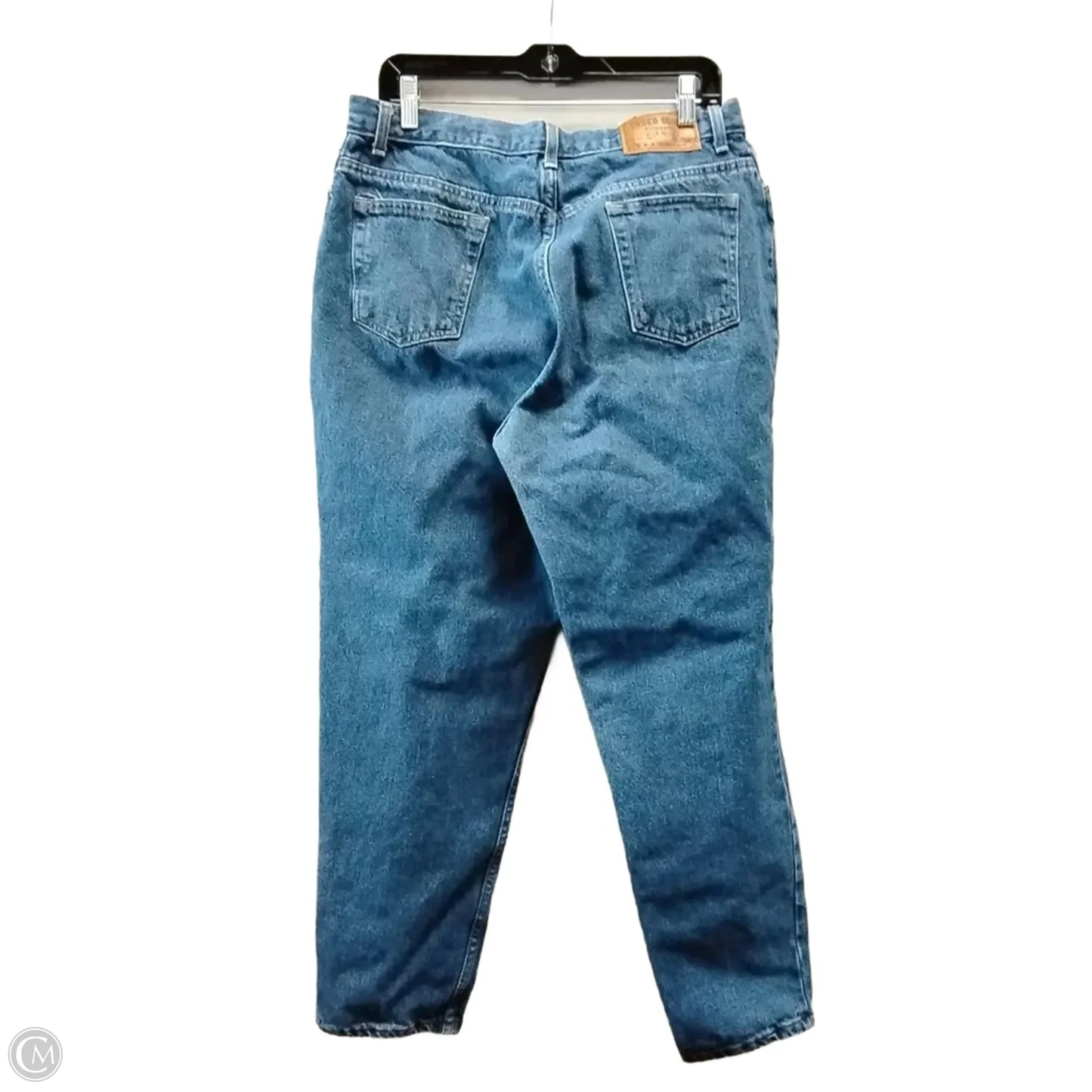 Jeans Straight By Faded Glory In Blue Denim, Size: 16