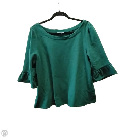 Top Long Sleeve By Modcloth In Green, Size: L