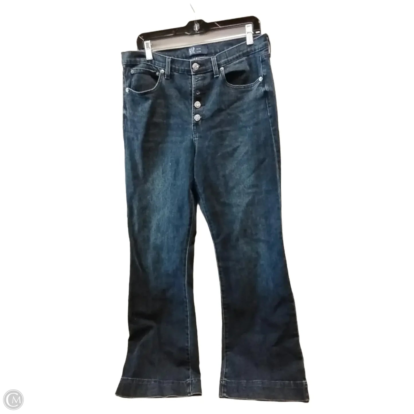 Jeans Flared By Gap In Blue Denim, Size: 12