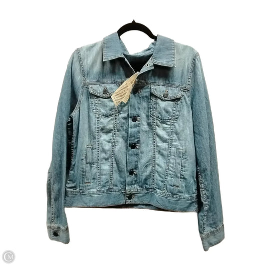 Jacket Denim By Talbots In Blue Denim, Size: M