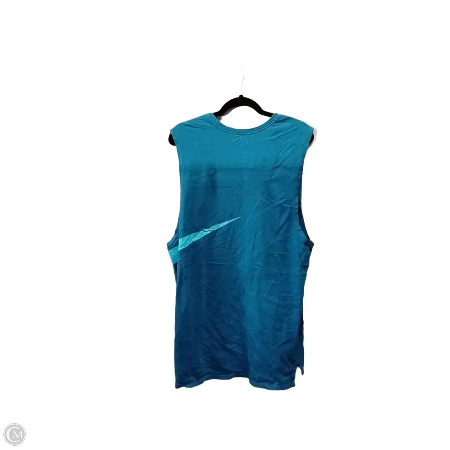 Athletic Tank Top By Nike In Blue, Size: L