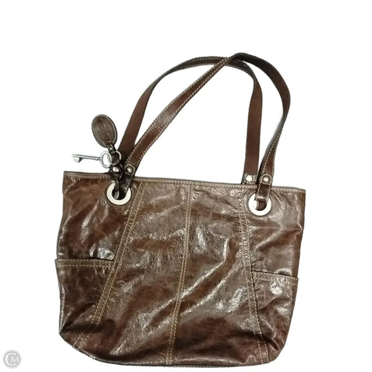 Handbag By Fossil, Size: Large