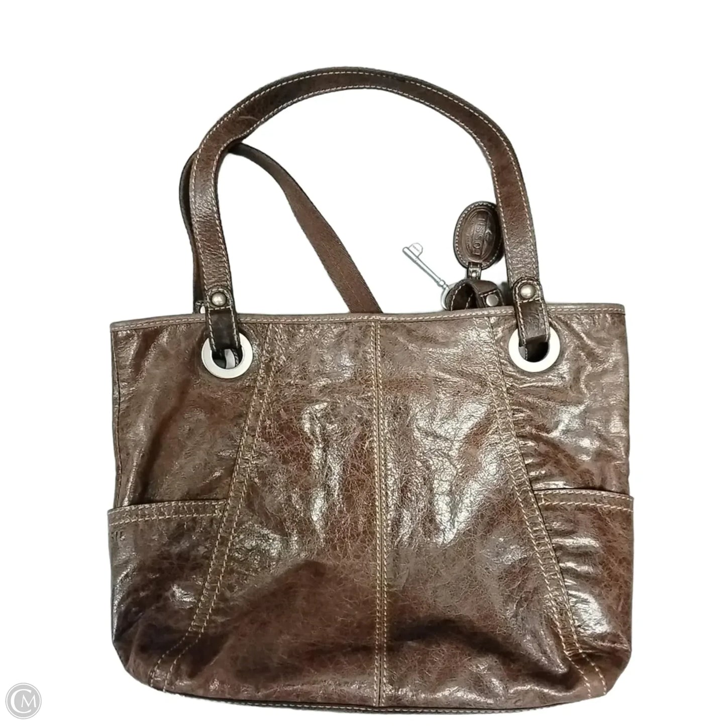 Handbag By Fossil, Size: Large