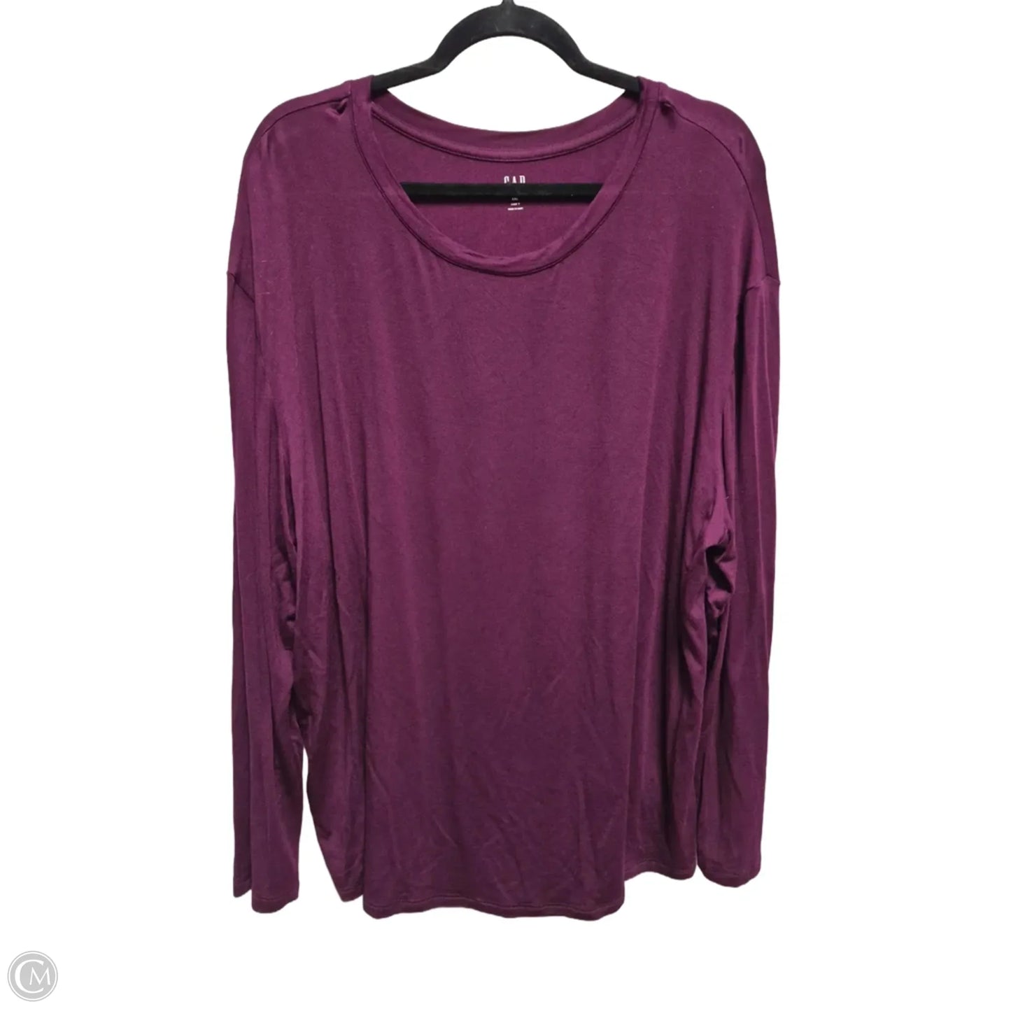 Top Long Sleeve By Gap In Purple, Size: Xxl