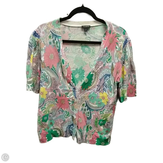 Cardigan By Talbots In Multi-colored, Size: M