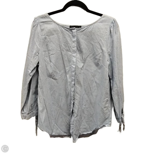 Blouse 3/4 Sleeve By Sanctuary In Blue, Size: L