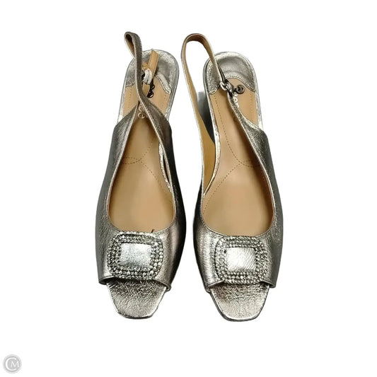 Shoes Heels Kitten By J Renee In Silver, Size: 11