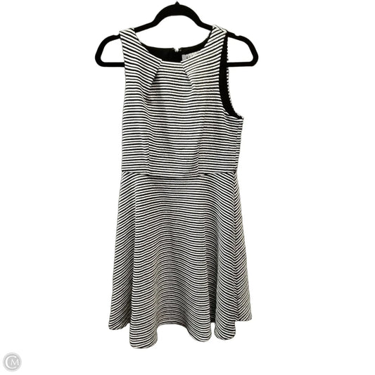 Dress Casual Midi By Elle In Striped Pattern, Size: 4